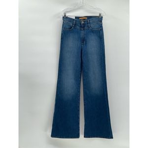 Joe’s Jeans Goldie Palazzo Wide Leg 28 Blue High Rise Don’t Stress